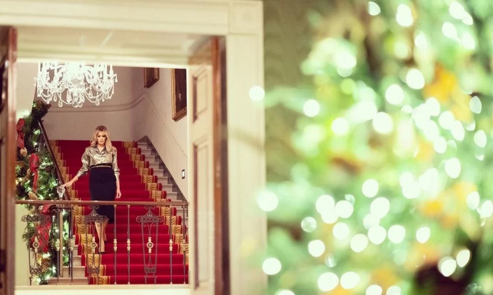 Οι τελευταίες χριστουγεννιάτικες ευχές της Μελάνια, ως Πρώτης Κυρίας